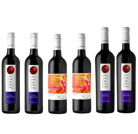 Set of wine bottles with various labels on a white background