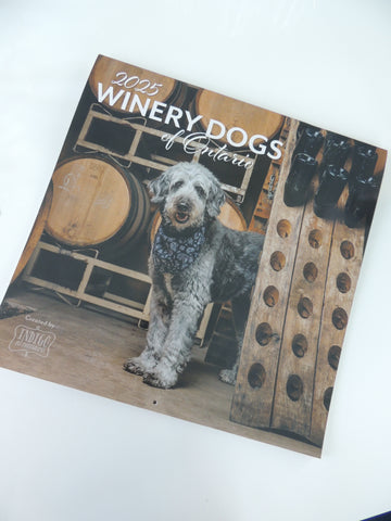 2025 Winery Dogs of Ontario Calendar $15+hst
