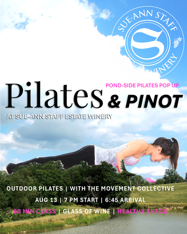 Pilates & Pinot: A Pond-side Pilates Pop Up!