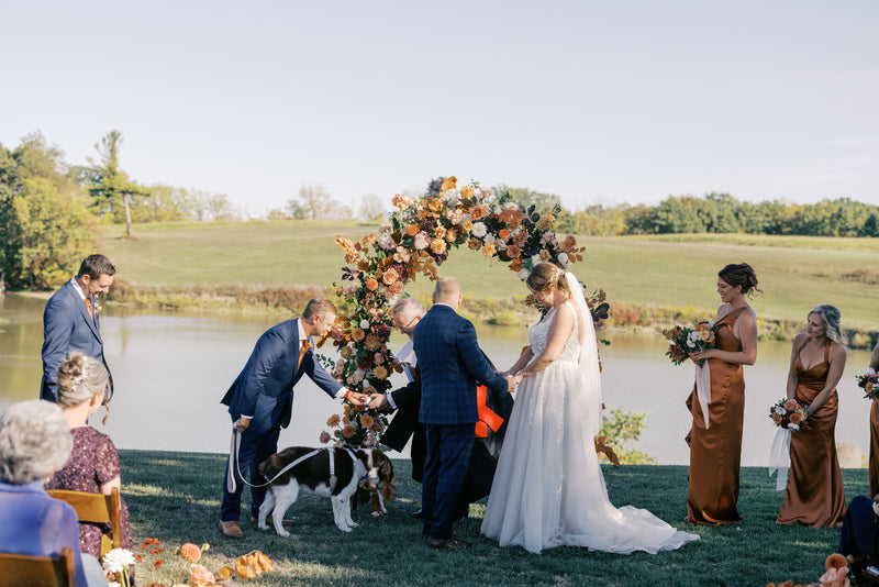 Wedding Ceremony (dog) | SHELBY & JOHN | ElisabethInLove Photography
