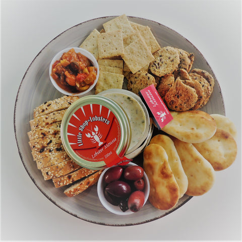 photo of our lobster mousse platter