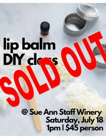 Custom Lip Balm Workshop with Lip Service Beauty