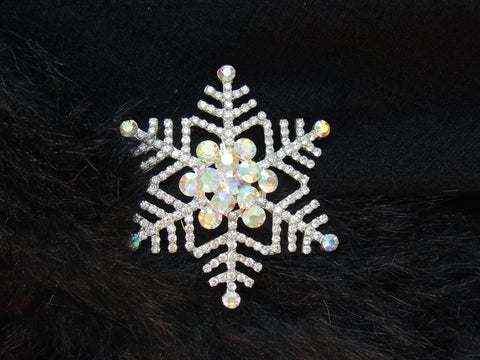 Fancy Farm Girl Bling: Snowflake Pin GREAT GIFT