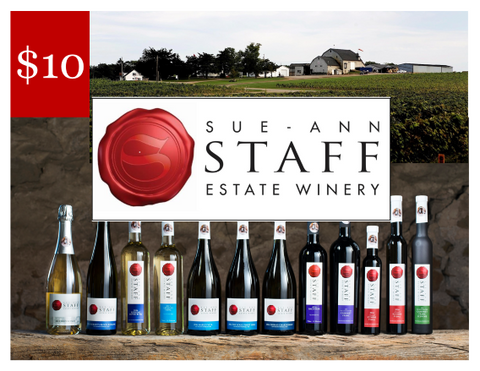 Sue-Ann Staff Estate Winery - DIGITAL GIFT CARD